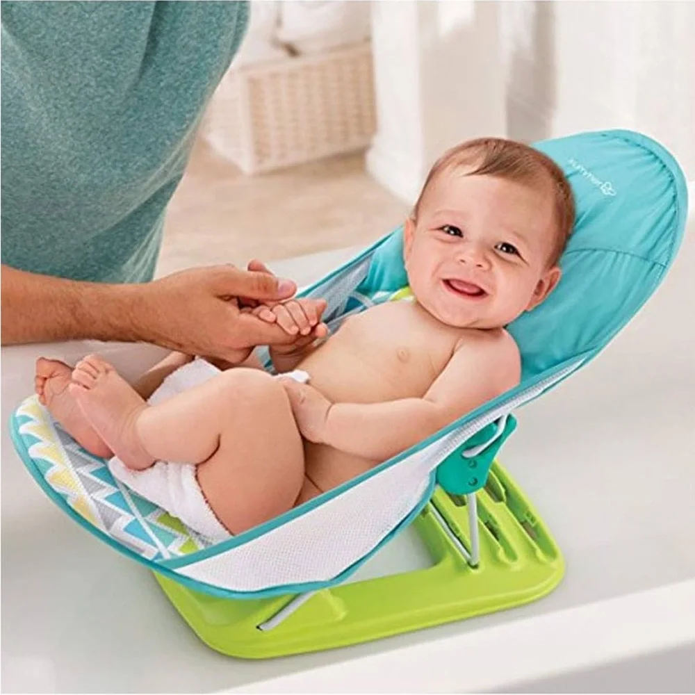 Summer Infant Baby Bather in Teal and Green